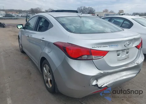 2013 Hyundai Elantra Gls z USA, uszkodzony, nr VIN 5NPDH4AE0DH417204
